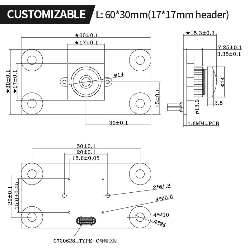 安森美 AR0234 1080P全局快门摄像头模组 DVP MIPI USB TYPE-C接口779 作者:Adminisp 帖子ID:12 安森美,AR0234,全局快门,DVP摄像头模组,MIPI摄像头模组
