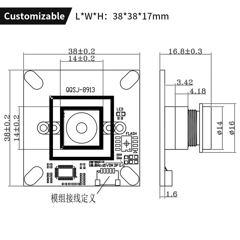安森美AR0230 CMOS 1080P 高帧率 宽动态 低照度 USB MIPI DVP 摄像头模组4502 作者:Adminisp 帖子ID:60 AR0230,宽动态,低照度,USB摄像头模组,MIPI摄像头模组