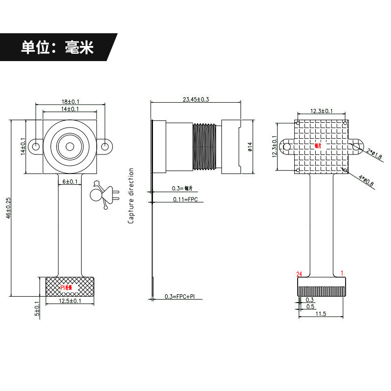 思特威SC5235 CMOS 5MP MIPI摄像头模组 低光夜视5032 作者:Adminisp 帖子ID:61 SC5235,MIPI摄像头模组