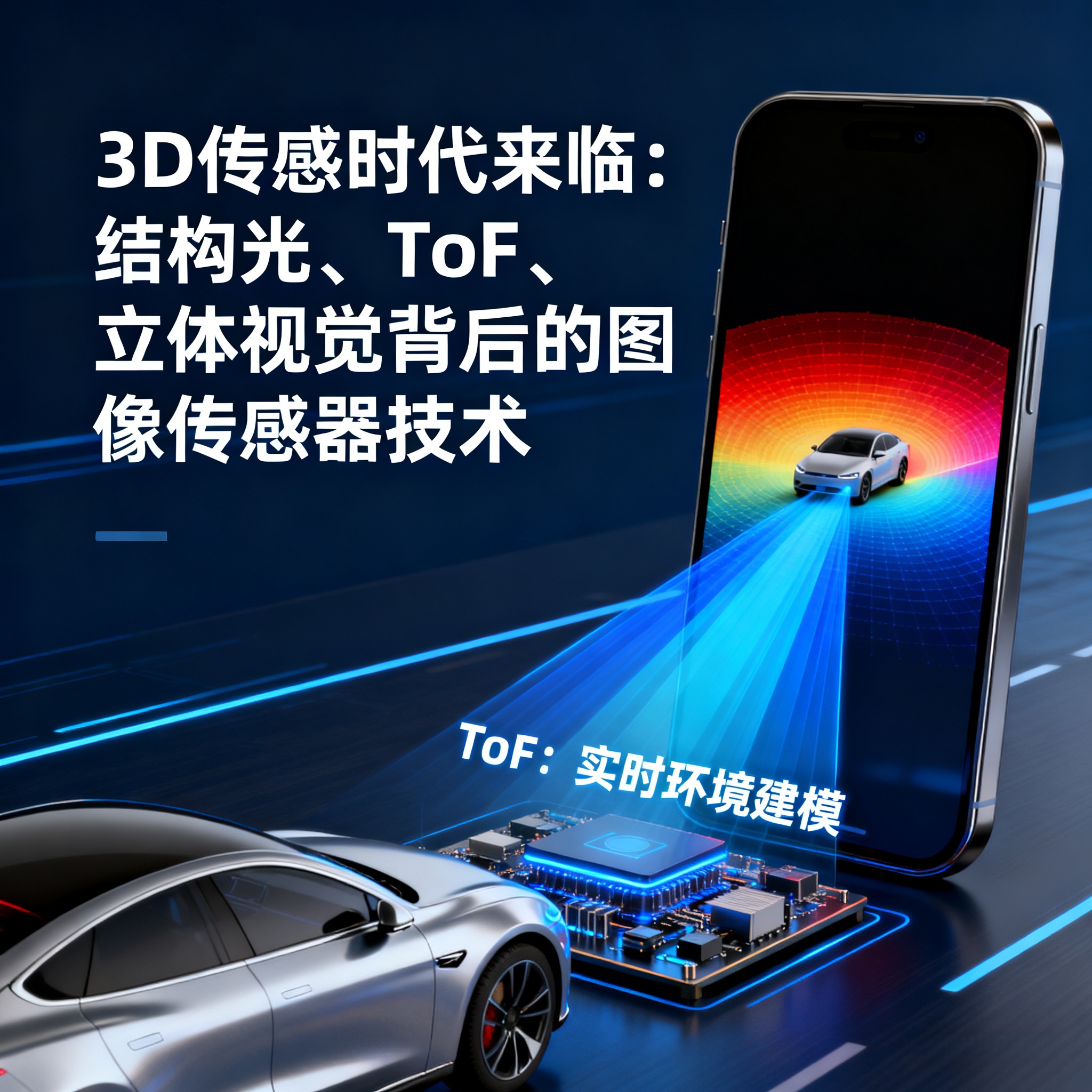 3D传感时代来临：结构光、ToF、立体视觉背后的图像传感器技术