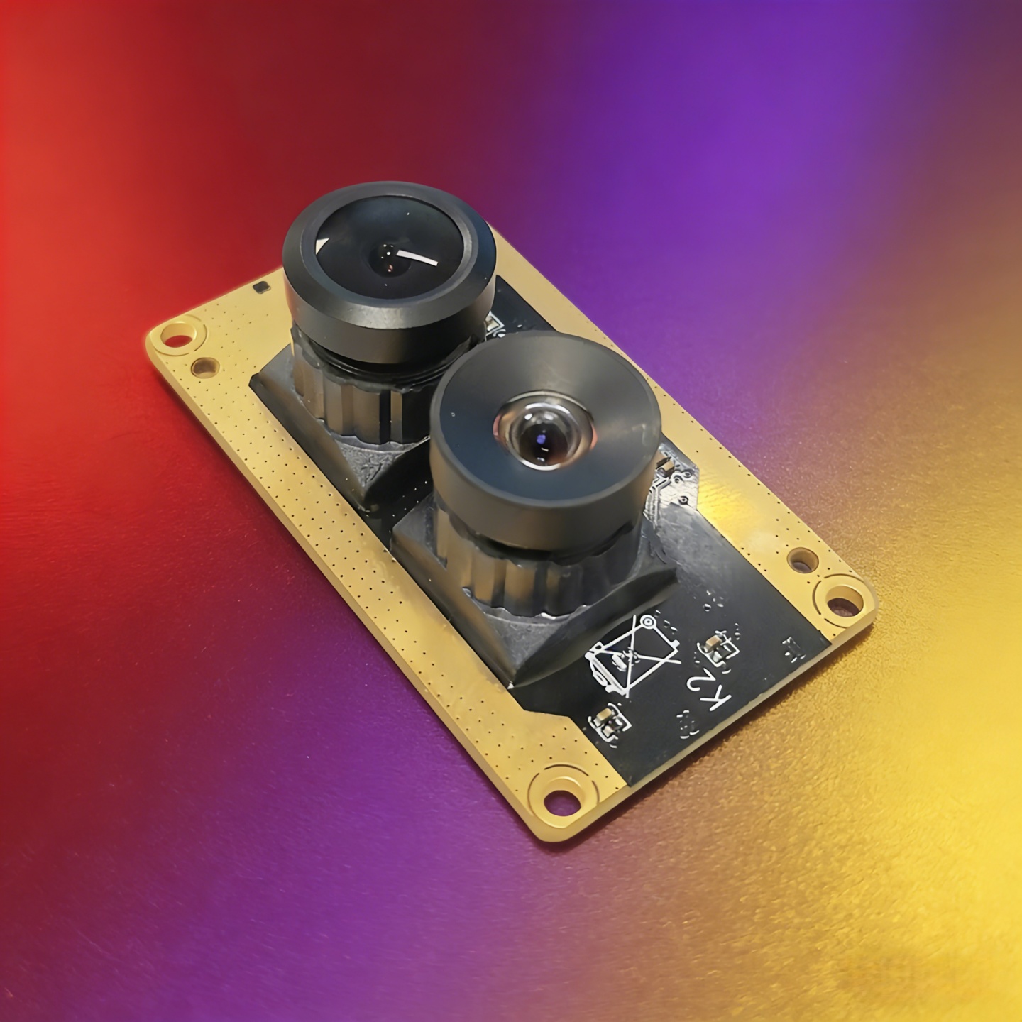 AR0230+GC2145双目摄像头模组定制实例：1080P彩色广角人脸识别HDR监控解决方案