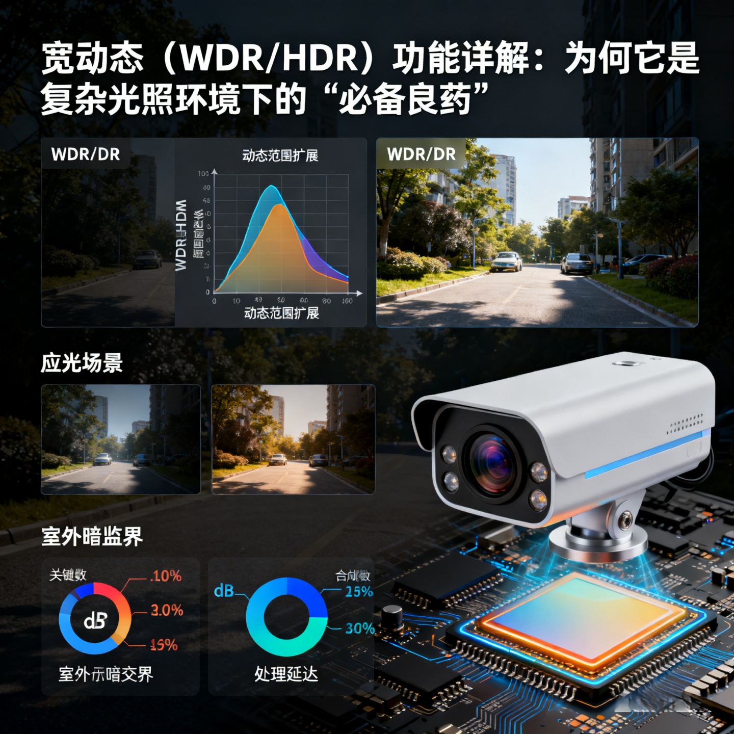 宽动态（WDR/HDR）功能详解：为何它是复杂光照环境下的“必备良药”